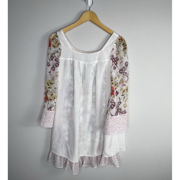 Jovovich Hawk for Target Women's Mini Dress Chiffon Floral Sz Small - Picture 7 of 8